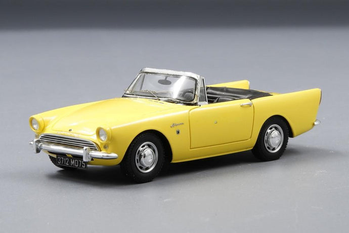 Sunbeam Alpine Convertible 1964 イエロー/ Spark 1/43 ミニカー