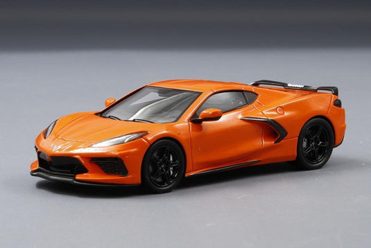 Chevrolet Corvette C8 2019 セブリングオレンジ/ Spark 1/43 ミニカー