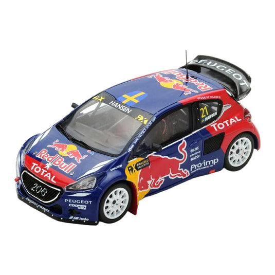 プジョー 208 WRX チーム プジョー ハンセン ブルー レッド