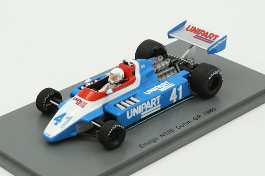 Ensign N180 41号車 オランダGP 1980 Geoff Lees/ Spark 1/43 ミニカー