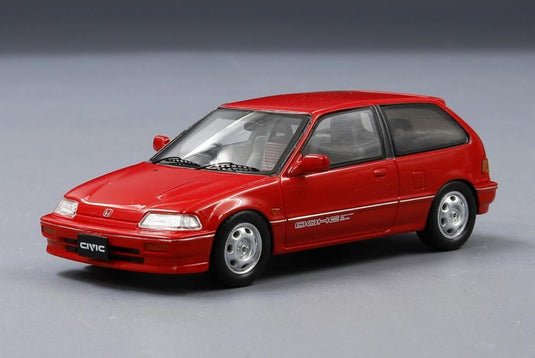 Honda Civic EF-3 Si 1987 レッド/ Spark 1/43 ミニカー