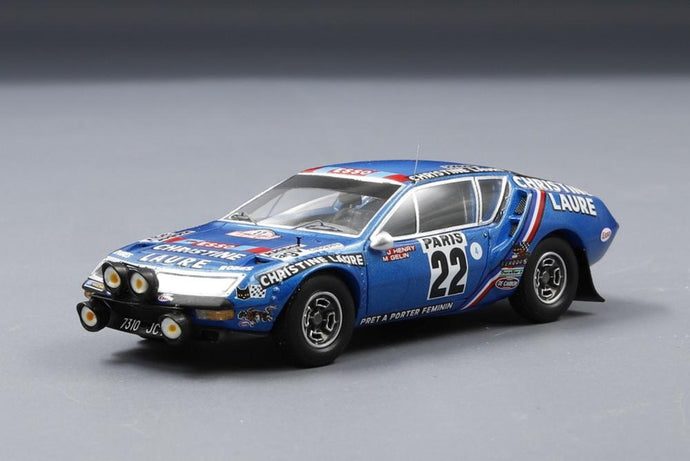 Alpine A310 22号車 ラリーモンテカルロ 1976 Team Christine Laure Jacques Henry Maurice Gelin/ Spark 1/43 ミニカー