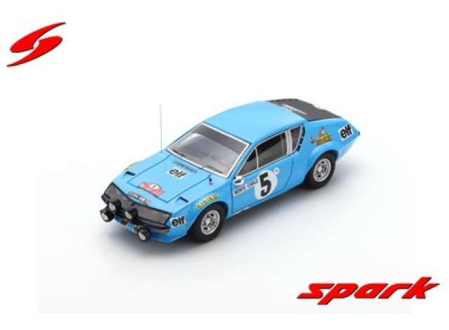 Alpine A310 5号車 モンテカルロラリー 1975 Jean-Luc Th?rier Michel Vial/ Spark 1/43 ミニカー