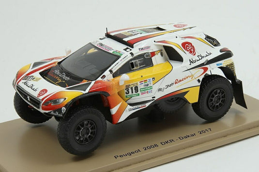 Peugeot 2008 DKR 319号車 ダカール 2017 S-K. Al Qassimi P. Maimom/ Spark 1/43 ミニカー