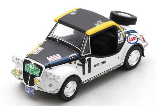 Fiatフィアット 500 Gamine 1969 Rally Monte Carloラリー・モンテカルロ #11 Dulbecco Le Graverend / Spark 1/43 ミニカー