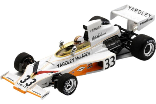 Mclaren F1 M23 Ford 33 Netherlands GP 1974 Mike Hailwood S5738/ Spark 1/43 ミニカー