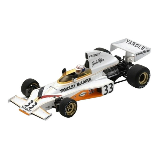 McLarenマクラーレン M23 #33 1974年 USA GP ヨッヘン・マス ホワイト / SPARK MODEL 1/43 ミニカー