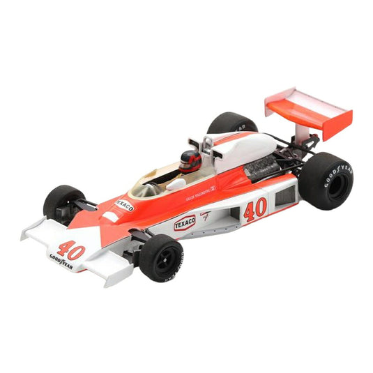 マクラーレン M23 #40 イギリスGP 1977 オレンジ ホワイト ジル・ヴィルヌーヴ / Spark 1/43 ミニカー