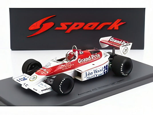 ARROWS F1 A6 N 29 マルク スーレ イギリスGP 1983 ホワイト レッド/ Spark 1/43 ミニカー