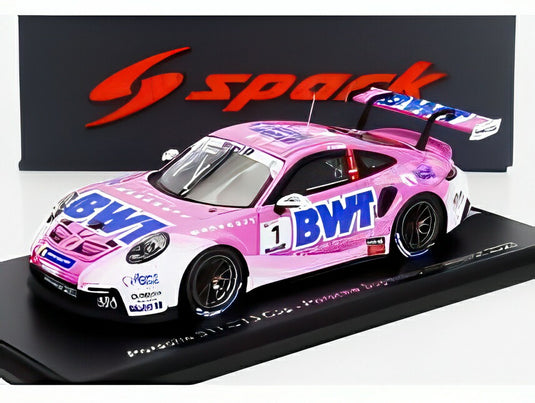 ポルシェ - 911 992 GT3カップ N1 ポルシェカレラカップ2023チャンピオン バスティアン・ブース - ピンク  / Spark 1/43 300台限定ミニカー