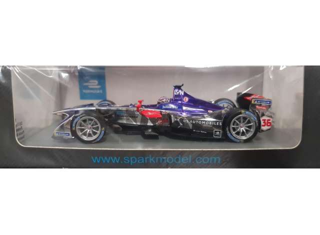2017 2018 DS Virgin Racing #36 プンタデルエステePrix フォーミュラEシーズン4 アレックスリン/ Spark  1/43 ミニカー