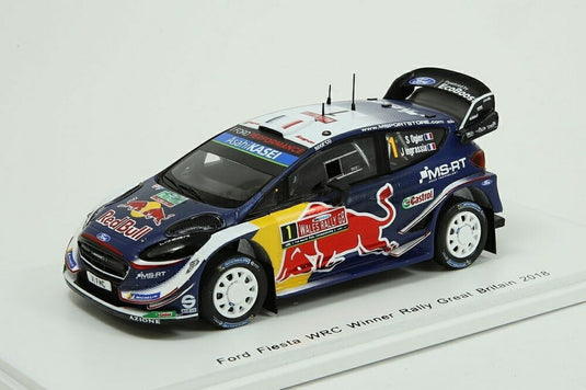 Ford Fiesta WRC 1号車 ラリーGB 2018 優勝 S.Ogier J.Ingrassia/ Spark 1/43 ミニカー