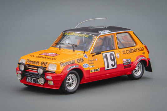 Renault 5 Alpine Gr2 19号車 ラリーモンテカルロ 1978 2位 Jean Ragnotti Jean-Marc Andri?/ Spark 1/43 ミニカー