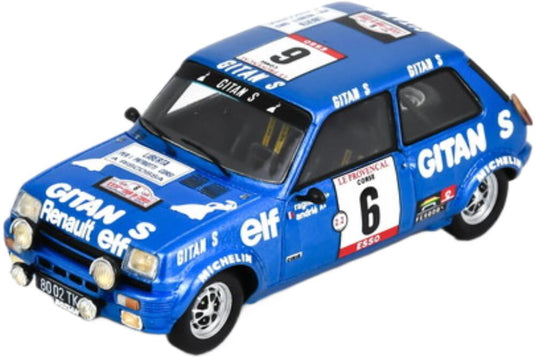 Renault R5 Alpine Gr.2 (Night Version) 6 2位 Rally Tour De Corse 1979 Jean Ragnotti Jean Marc Andrie S6032/ Spark 1/43 ミニカー