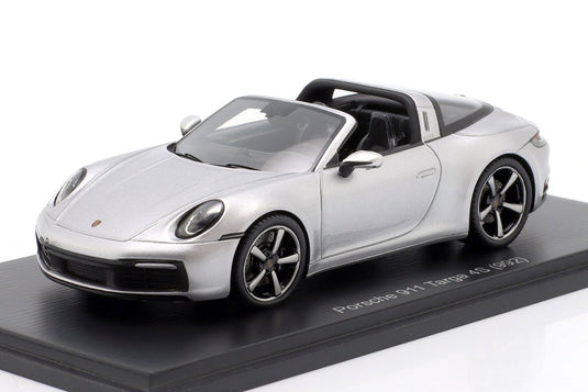 Porscheポルシェ 911 992 Targa 4S 2021 シルバー / Spark 1/43 ミニカー