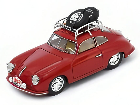 【予約】2月以降発売予定PORSCHE 356 COUPE N 402 ラリーモンテカルロ 1953 ピーター・メルク A.フォン・ユンゲンフェルト レッド/Spark 1/43ミニカー