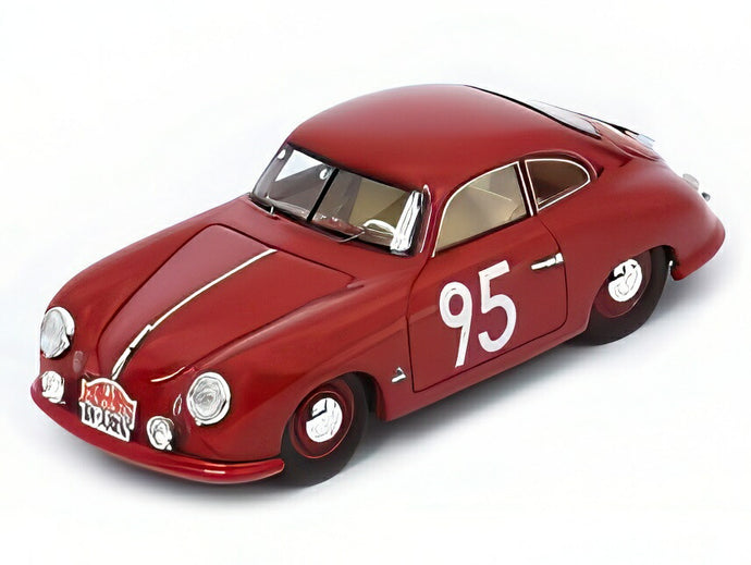 【予約】2月以降発売予定PORSCHE 356 COUPE N 95 ラリーモンテカルロ 1954 ジークフリード・シルト ビョルネスタッド レッド/Spark 1/43ミニカー