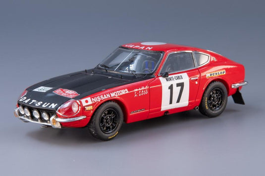 Datsun 240 Z 17号車 モンテカルロ 1973 9位 T.Fall M.Wood/ Spark 1/43 ミニカー