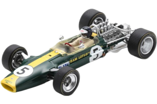 Lotus F1 49 5 ウィナー British GP 1967 Jim Clark S6362/ Spark 1/43 ミニカー