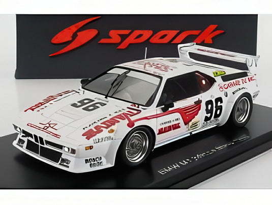 BMW - M1 M88 3.5L S6 チーム ガレージ・デュ・バック No.96 1980年 ル・マン24時間 F.アリオ - J.ゲラン - ホワイト レッド/ Spark 1/43 ミニカー