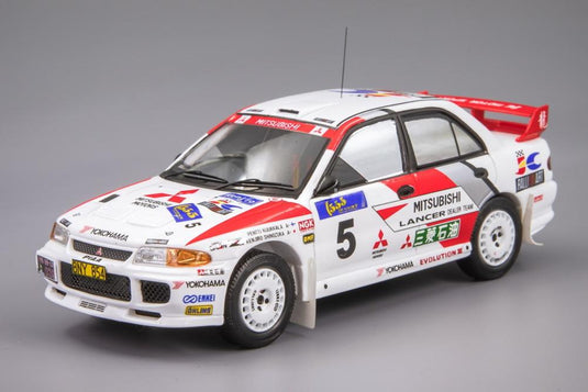 Mitsubishi Lancer EVOLUTION III 5号車 ラリー香港北京 1995 8位 K.Shinozuka P.Kuukkala/ Spark 1/43 ミニカー