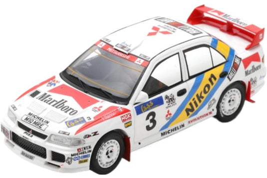 MITSUBISHI Lancer Evolution III 香港ラリー 1995/ Spark 1/43 ミニカー