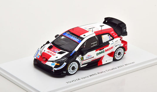 Toyota ヤリス WRC 優勝 ラリークロアチア Ogier/Ingrassia 2021/ Spark 1/43 ミニカー