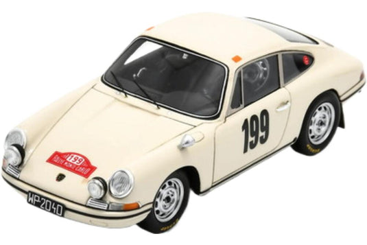 Porsche 911 912 Coupe (Night Version) 199 Rally Montecarlo 1968 Wlodzimierz Markowski Marian Wangrat S6610/ Spark 1/43 ミニカー