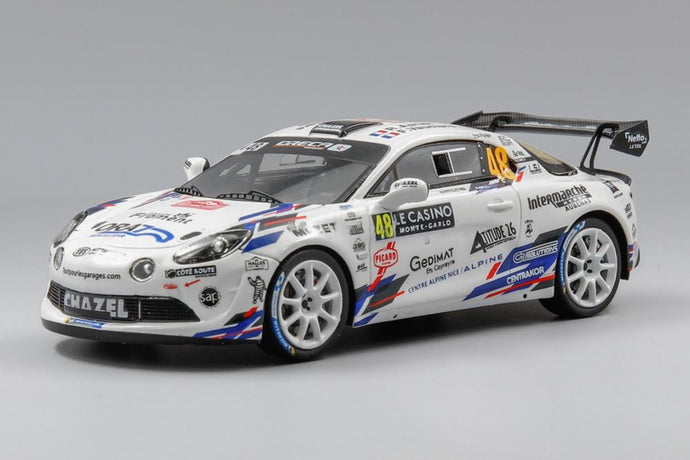 Alpine A110 Rally 48号車 ラリーモンテカルロ 2022 Rapha?l Astier Fr?d?ric Vauclare/ Spark 1/43 ミニカー