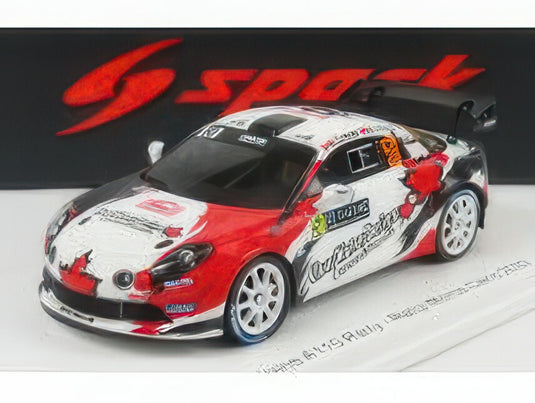 RENAULT アルピーヌ A110 ラリー N 50 ラリー モンテカルロ 2022 I.クレラー E.ラセット ホワイト レッド ブラック/ Spark 1/43 ミニカー