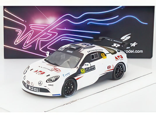 RENAULT ALPINE A110 RGT チーム シャゼル テクノロジーズ コース N 59 2位 RGT ラリー モンテカルロ 2024 エリック・ロワイエール アレクシス・グルニエ ホワイト ブラック/ Spark 1/43 ミニカー