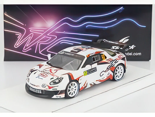 RENAULT ALPINE A110 RGT チーム シャゼル テクノロジーズ コース N 60 4位 RGT ラリー モンテカルロ 2024 アルマン・フュマル ジュール・エスカルテフィーグ ホワイト ブラック/ Spark 1/43 ミニカー