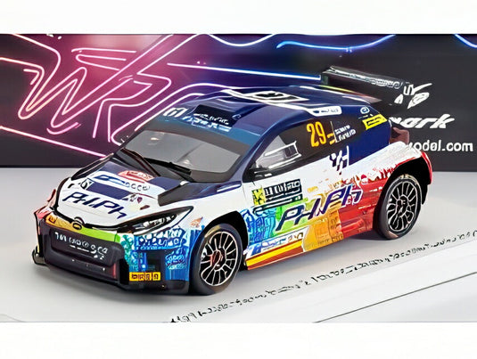 TOYOTA ヤリス GR ラリー2 No.29 2024 ラリーモンテカルロ 7位 J.ソランス ホワイト ブラック/ Spark 1/43 ミニカー