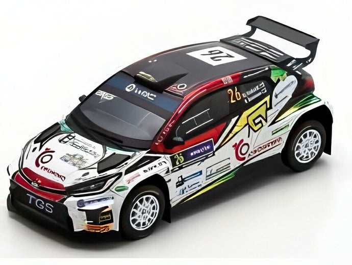 【予約】TOYOTA ヤリス GR ラリー2 No.26 2024 ラリースウェーデン 5位 M.ヘイッキラ ホワイト/ Spark 1/43 ミニカー