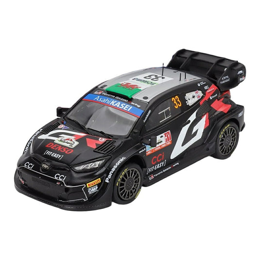 TOYOTAトヨタ YARISヤリス GR RALLY1 HYBRID 2024 No.33 GAZOO RACING WRT WINNER RALLY JAPAN E.EVANS S / Spark 1/43 ミニカー