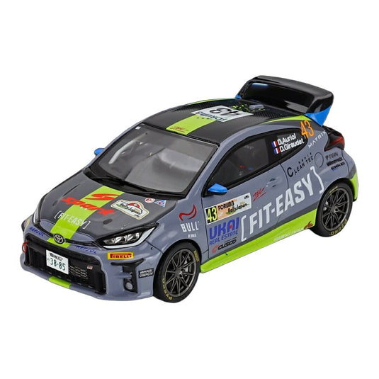 TOYOTA YARIS GR TEAM FIT EASY SPARK RACING N 43 RALLY JAPAN 2024 DIDIER AURIOL DENIS GIRAUDE / Spark 1/43 ミニカー