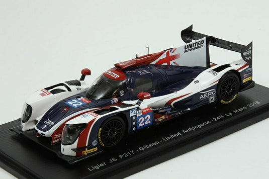 Ligier JS P217 Gibson 22号車 United Autosports ルマン24時間 2018/ Spark 1/43 ミニカー