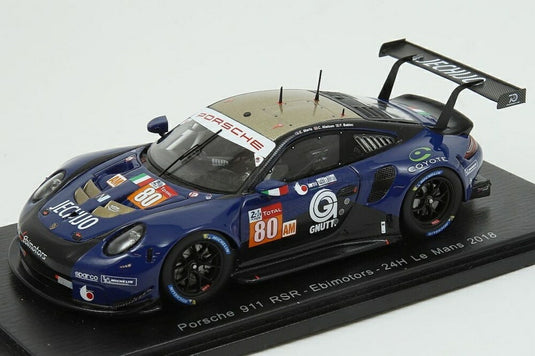 Porsche 911 RSR 80号車 Ebimotors ルマン24時間 2018/ Spark 1/43 ミニカー