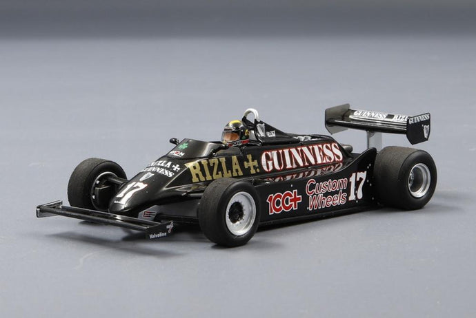 March 811 17号車 イギリスGP 1981 Derek Daly/ Spark 1/43 ミニカー