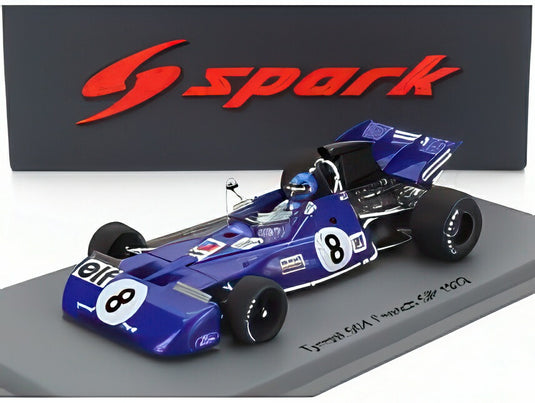 TYRRELL F1 004 N 8 フランスGP 1972 パトリック デパイエ ブルー Spark 1/43 ミニカー