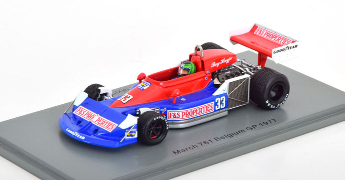 March 761 GPベルギー Hayje 1977/ Spark 1/43 ミニカー