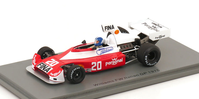 Williams FW No.20 GPイタリア Zorzi 1975/ Spark 1/43 ミニカー