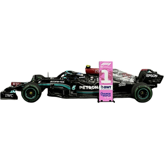 Mercedes-AMGメルセデスベンツ Petronas W12 No.77 2021 トルコGP優勝 Bottas / Spark 1/43 ミニカー
