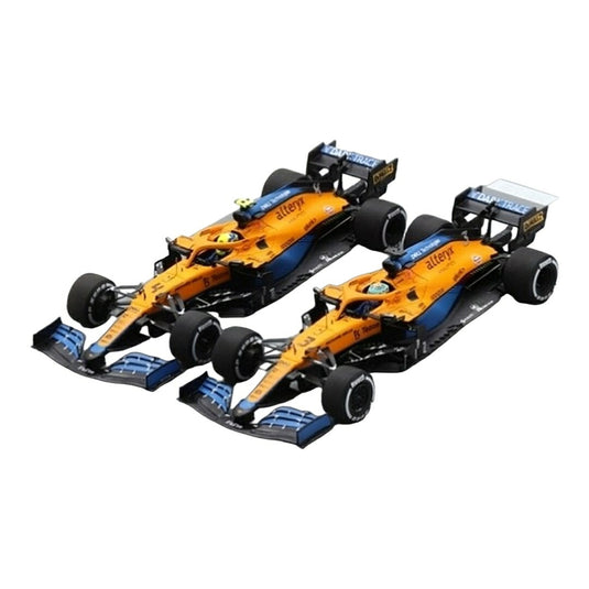 McLarenマクラーレン MCL35M イタリアGP 2021 ウィナー ダニエル・リカルド #3 ランド・ノリス #4 2台セット / SPARK MODEL 1/43 ミニカ