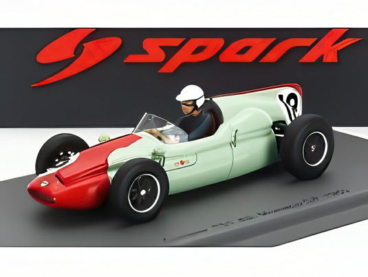 クーパー - F1 T51 No.18 1960年 モナコGP 4位 T.ブルックス - グリーン レッド/ Spark 1/43 ミニカー