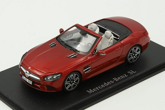 Mercedes-Benz SL cabrio 2017 デザインカージナルレッド/ Spark 1/43 ミニカー