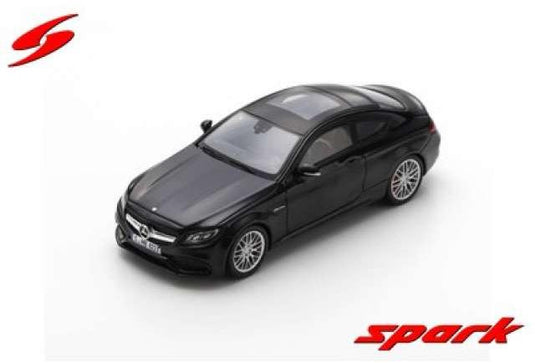 2018 メルセデスベンツ AMG C 63 クーペ Resin Series ブラック/ Spark  1/43 ミニカー