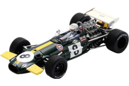Brabham F1 Bt26A 8 3位 Mexico GP 1969 Jack Brabham S8323/ Spark 1/43 ミニカー
