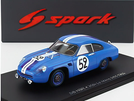 DB PANHARD HBR4 No 52 ルマン24時間 1960 RENE BARTHOLONI BERNARD DE SAINT AUBAN ブルー/ Spark 1/43 ミニカー