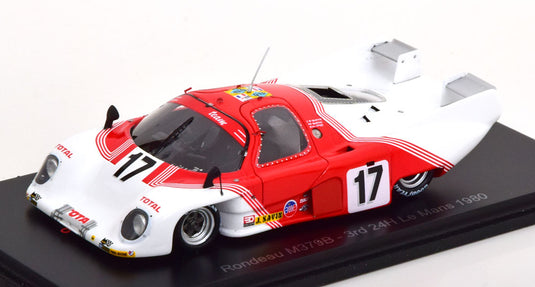 Rondeau M379B No.17 24時間ルマン Spice/Martin/Martin 1980 デカール付き/ Spark 1/43 ミニカー
